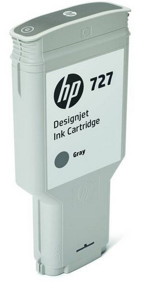 Inkoustová náplň HP 727, 300 ml šedá HP 727, 300 ml (F9J80A) šedá