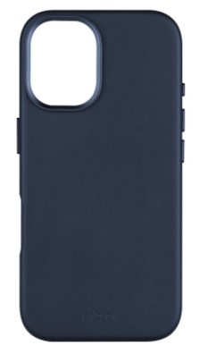 Kryt na mobil FIXED MagLeather s podporou MagSafe na Apple iPhone 16 modrý