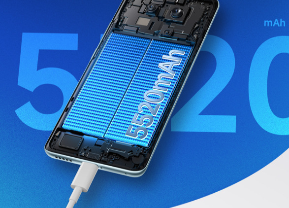 Xiaomi Redmi Note 15 5G nabízí dlouhou výdrž díky baterii o kapacitě 5 520 mAh