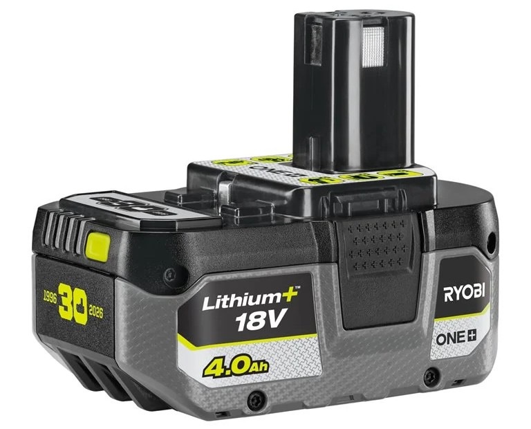 Set baterie a nabíječky Ryobi ONE+ RC18120B-140X Set baterie a nabíječky Ryobi ONE+ RC18120B-140X poskytuje 4úrovňový displej stavu nabití baterie