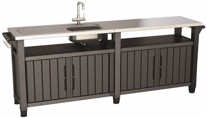 Stolek Keter UNITY CHEF 415 L grafit