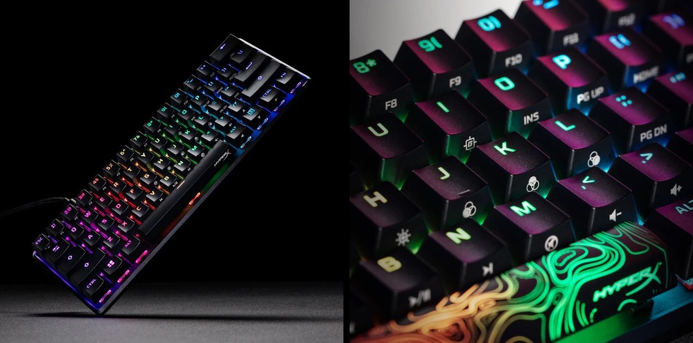 Klávesnice HyperX Alloy Origins 60 - Aqua - US černá HyperX Alloy Origins 60
