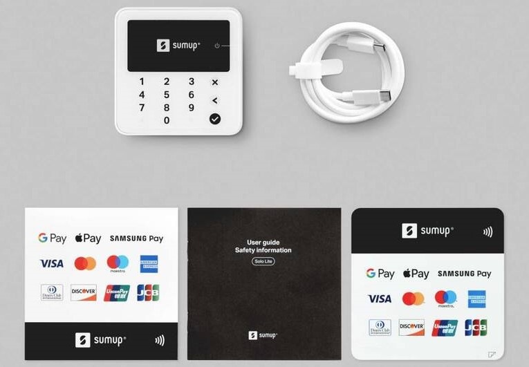 Platební terminál SumUp SOLO Lite bílý