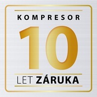 Detail obrázku loga záruky na 10 let.