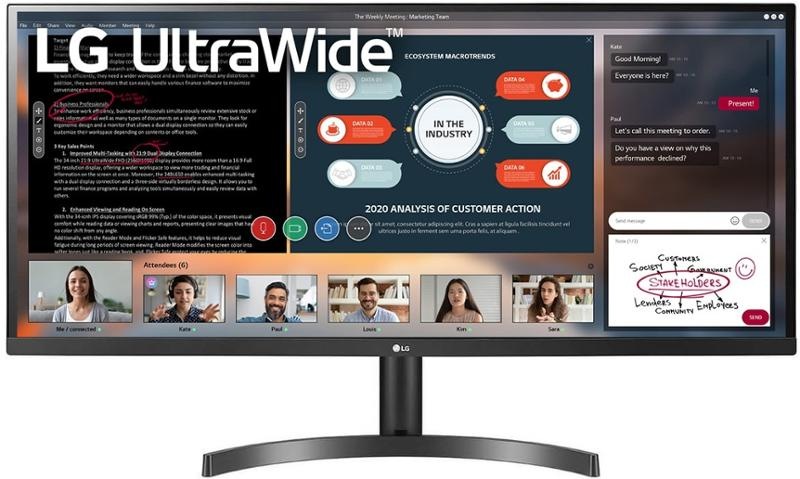 Monitor LG 34WL50S-B