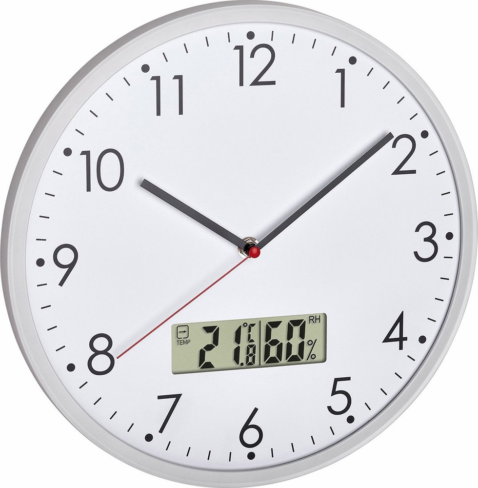Nástěnné hodiny TFA TFA 60.3048.02 bílé