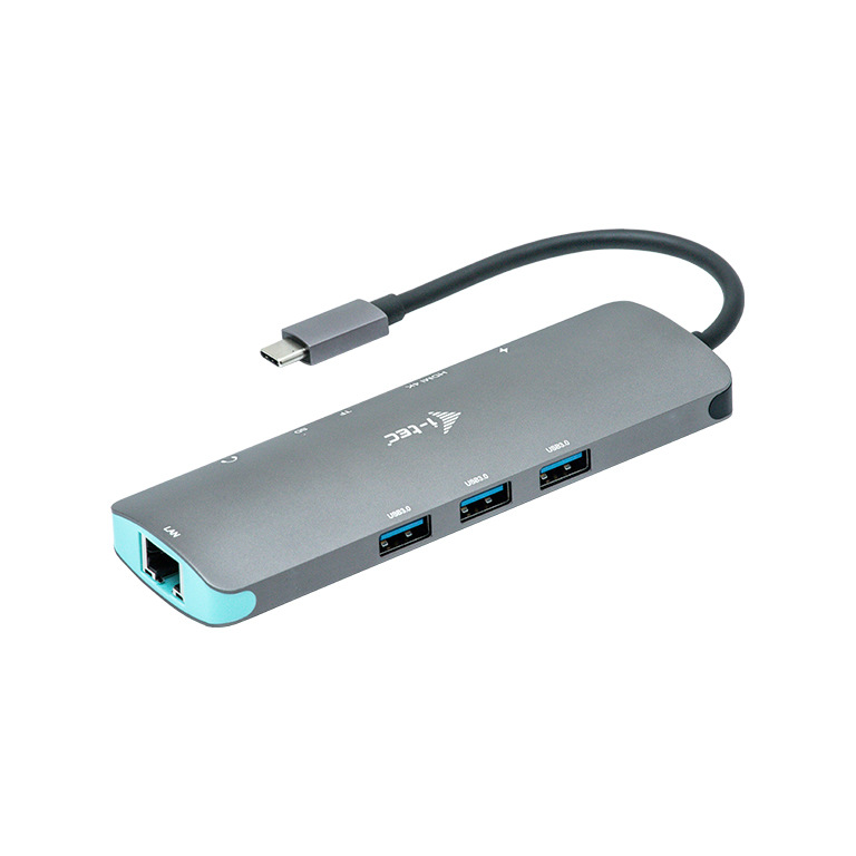 USB Hub i-tec USB-C Metal Nano 4K HDMI LAN + Power Delivery 100 W