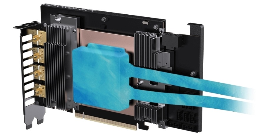 Grafická karta GIGABYTE AORUS GeForce RTX 5080 XTREME WATERFORCE 16G