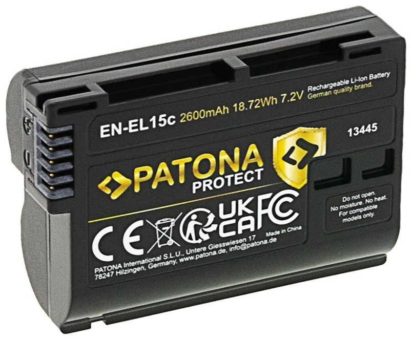 Baterie PATONA pro Nikon EN-EL15C 2600mAh Li-Ion Protect