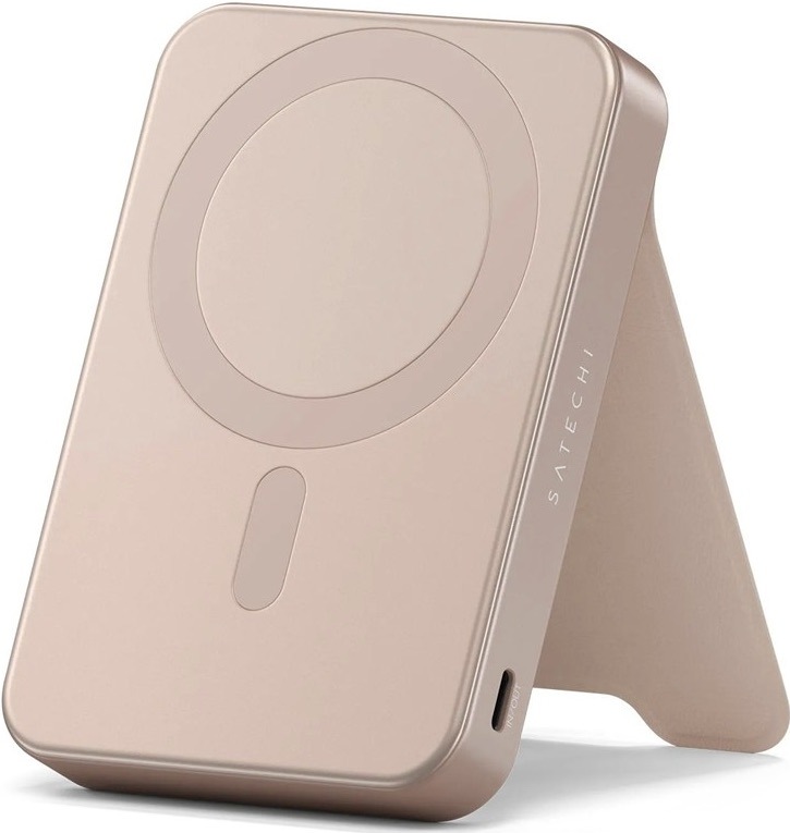 Powerbanka Satechi Qi2 5000 mAh růžová