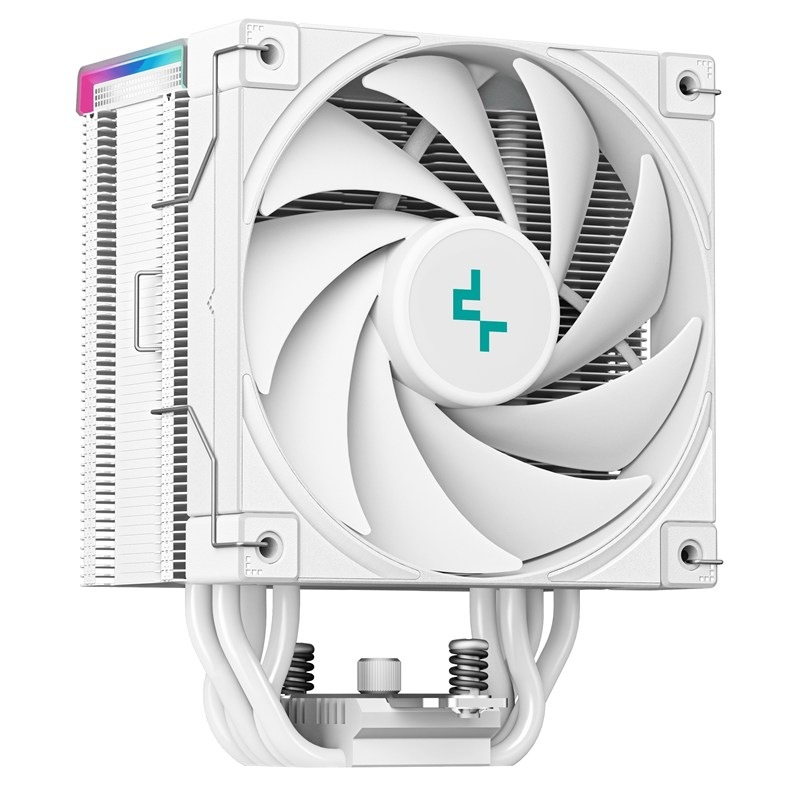 Chladič CPU DeepCool AK500S Digital, bílá barva.