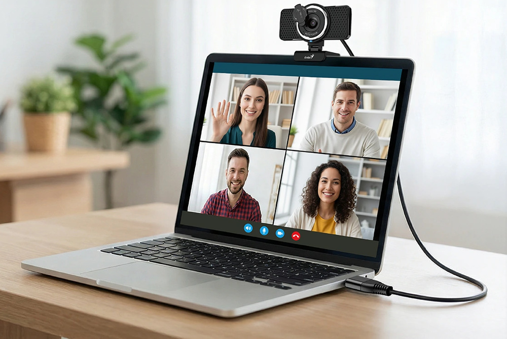 Genius ECam 8020AF disponuje USB-A i USB-C