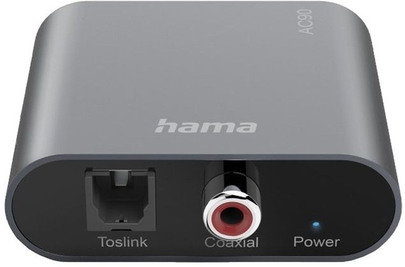 DAC převodník Hama AC90 převádí digitální audio signály na analogové