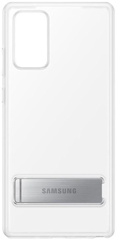 Kryt na mobil Samsung Clear Standing Cover na Galaxy Note20 průhledný