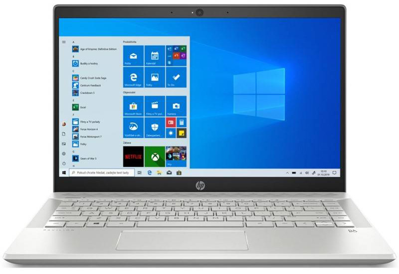 Notebook HP Pavilion 14-ce3004nc stříbrný Notebook HP Pavilion 14-ce3004nc stříbrný