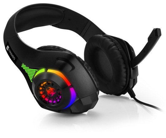 Headset Connect IT Biohazard RGB CHP-4511 černý Headset Connect IT Biohazard RGB CHP-4511 černý