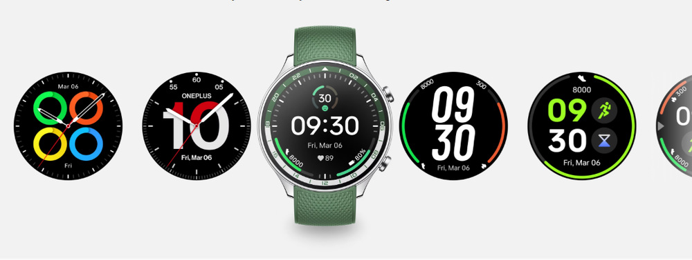 Chytré hodinky OnePlus Watch 2R zelené Chytré hodinky OnePlus Watch 2R zelené