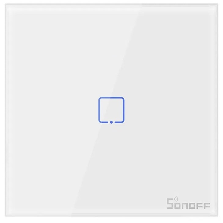 Vypínač Sonoff wireless 433MHz smart wall switch T2EU1C-RF (1-channel)