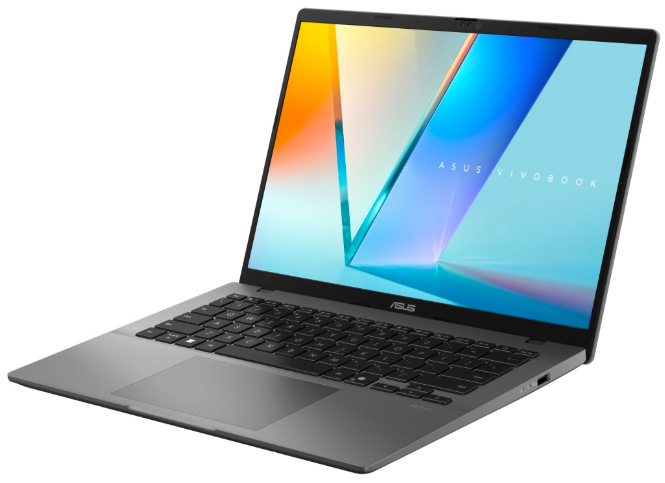 ASUS Vivobook S14 M3407KA-OLED115Z z pravého úhlu s OLED displejem