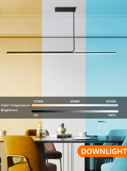 Závěsné svítidlo IMMAX NEO LITE ASTA SMART 125cm 28W podporou BEACON, Wi-Fi, TUYA - černé