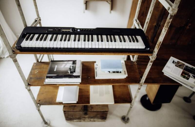 Elektronické klávesy Casio LK S250 černá