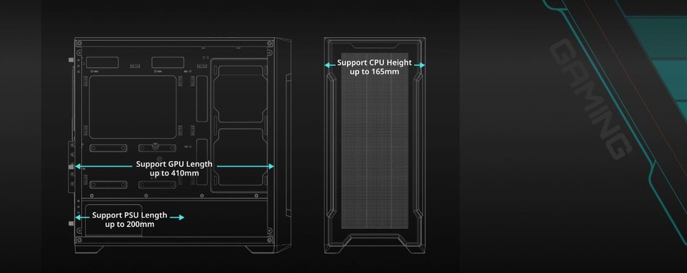 Case GIGABYTE C102G černá Gigabyte C102GI (GB-C102G)