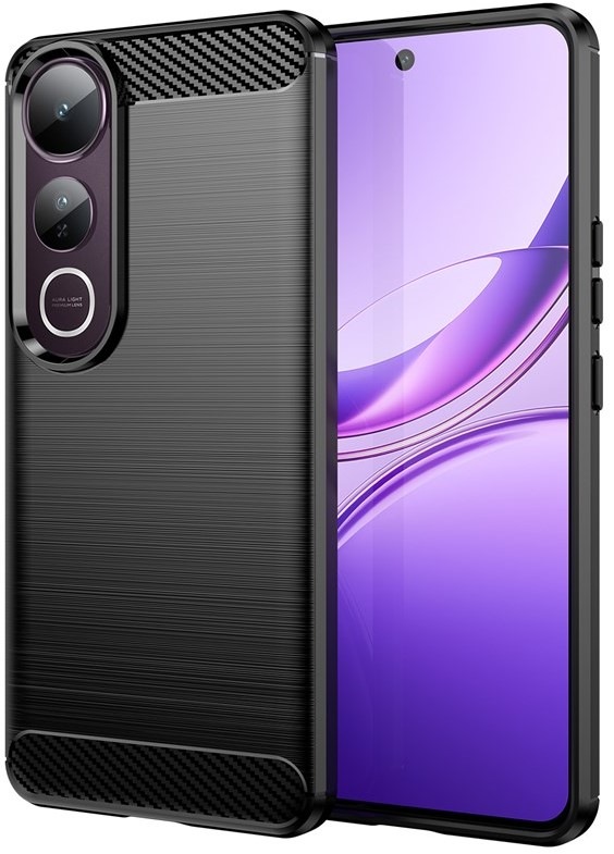 Kryt na mobil WG Carbon na Vivo V50 Lite 4G/5G - černý