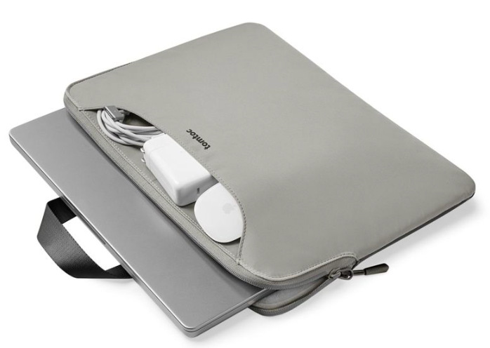 Brašna na notebook tomtoc Light-A21 Dual-color Slim Handbag 13,5" - šedá