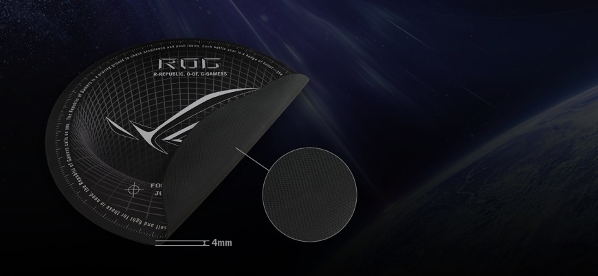 Podložka pod židli Asus ROG Cosmic Mat II s tloušťkou 4 mm a texturovaným povrchem