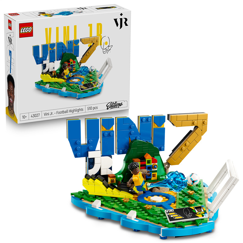 Stavebnice LEGO® Editions 43027 Vini Jr. – Hvězdné momenty fotbalu