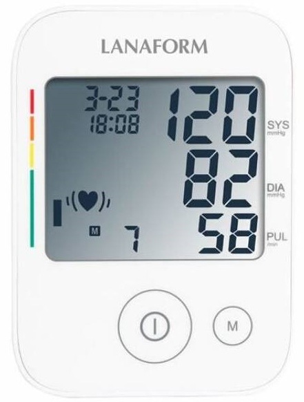 Tlakoměr na paži Lanaform ABPM-100 bílý