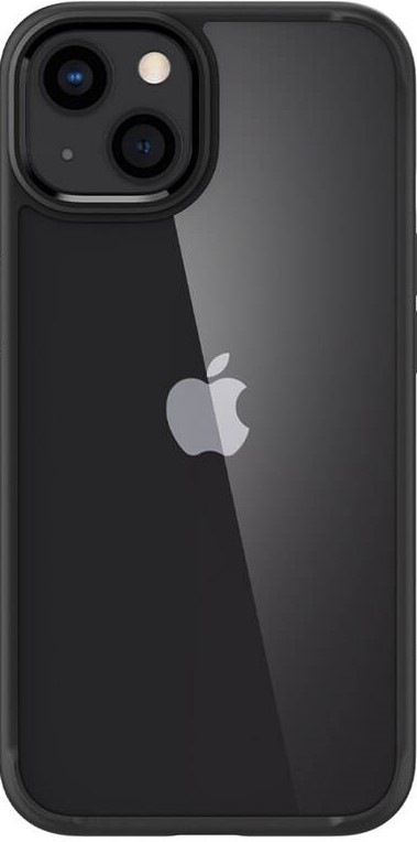 Kryt na mobil Spigen Crystal Hybrid na Apple iPhone 13 černý/průhledný