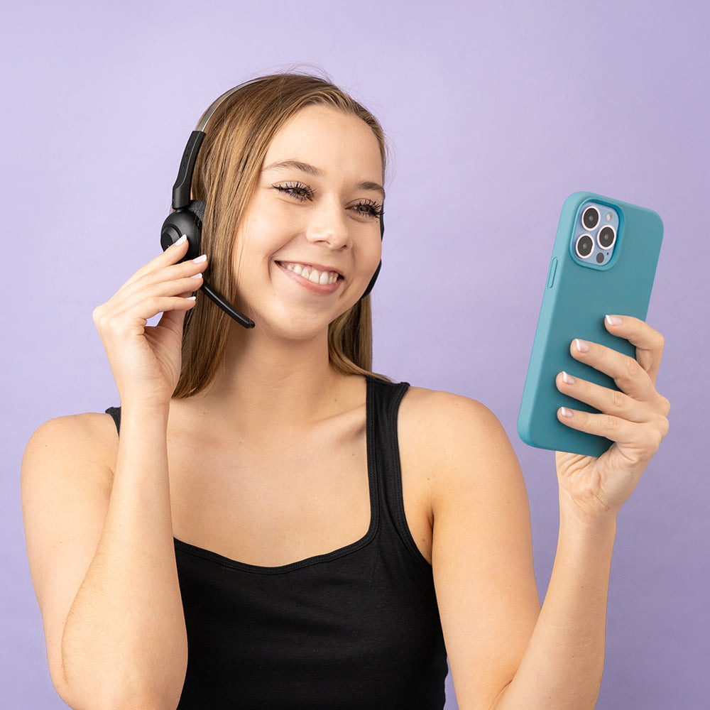 Headset JLab GO Work Pop Wireless fialový JLab GO Work Pop Wireless