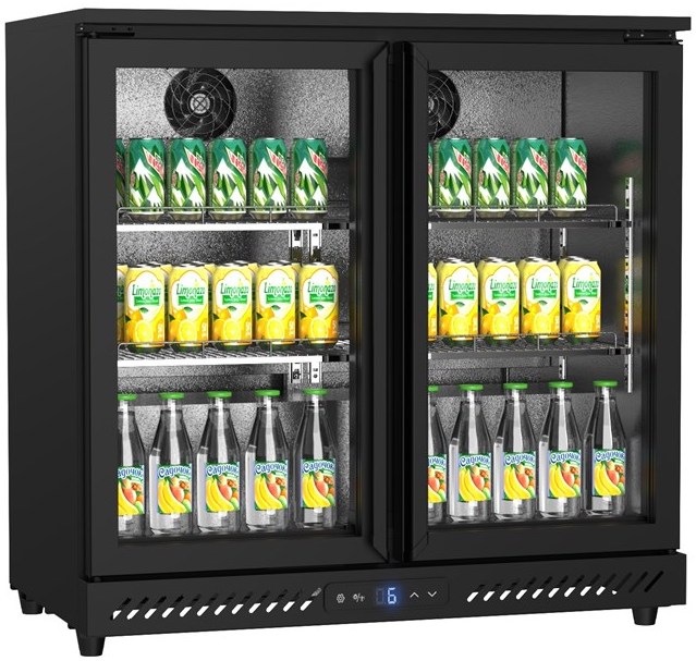 Chladicí vitrína Guzzanti GZ 210G černá