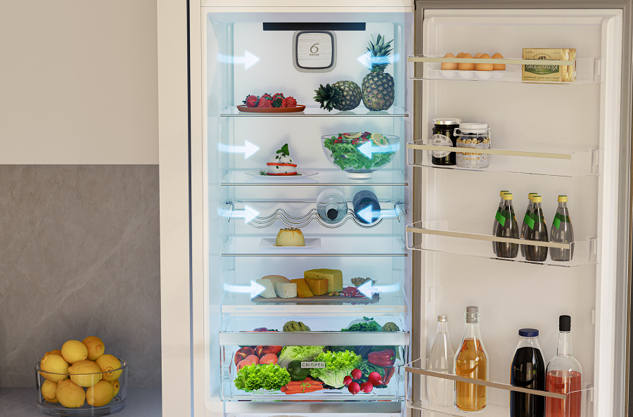 Chladnička kombinovaná Whirlpool WHKF 6352 X5E, NoFrost, freshlock