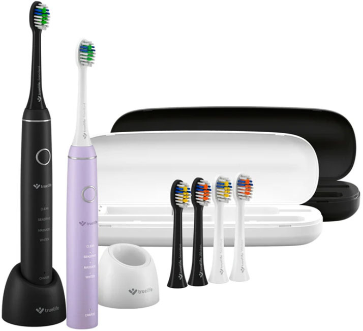 Zubní kartáček TrueLife SonicBrush Compact Duo Black / Lavender