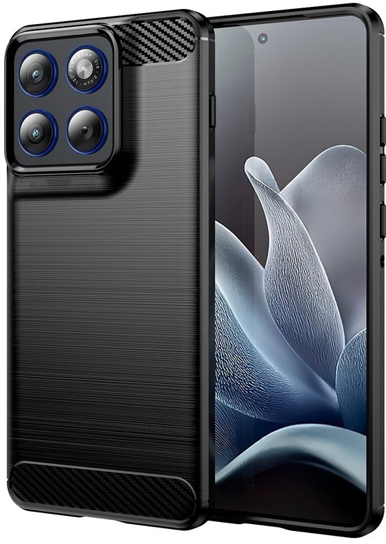 Kryt na mobil WG Carbon na Motorola Edge 70 5G v černé barvě