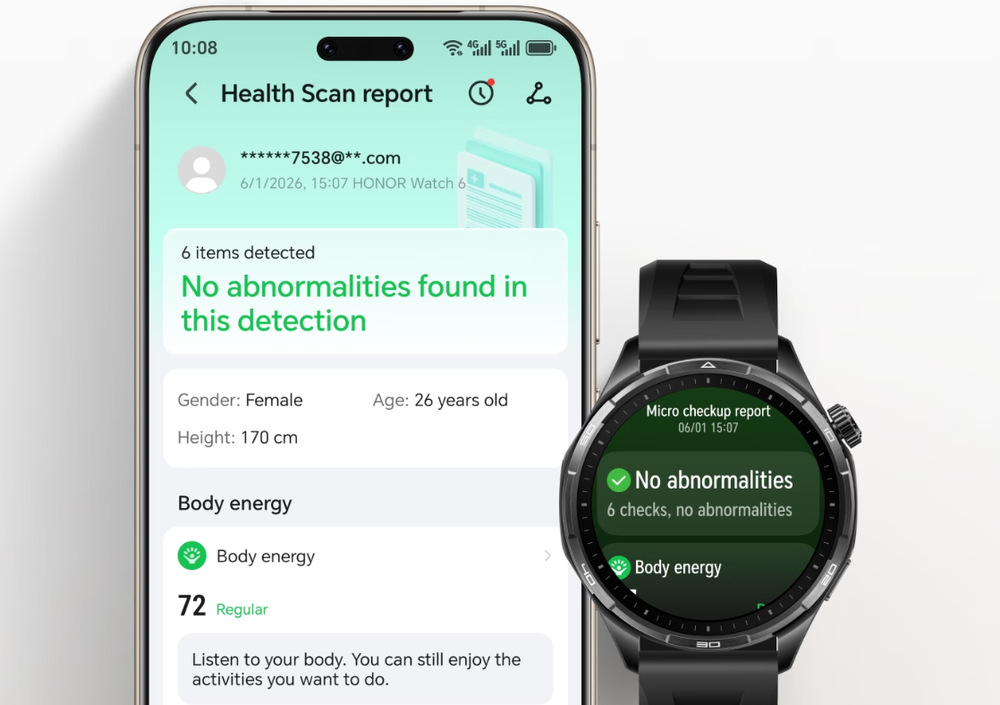Honor Watch 6 pokročile sledují váš zdravotní stav