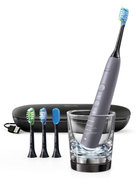 Zubní kartáček Philips Sonicare DiamondClean Smart Silver HX9924/47 stříbrný