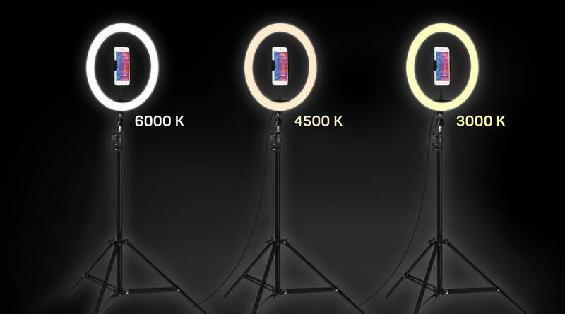 Světlo Connect IT Selfie12Ring kruhové 12" LED + stativ 2,1 m