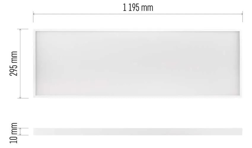 LED PANEL PROXO V. 30×120 33W 4100LM IP20 NW UGR