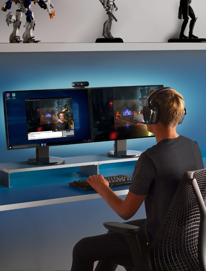 Webkamera Logitech Brio 4K Graphite grafitová Logitech Brio 4K, grafitová