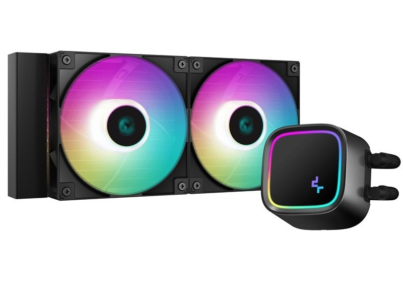 Chladič DeepCool LE520, černá barva.