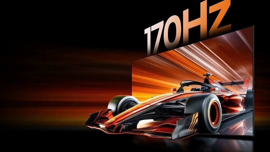 formule vyjíždí z televizního obrazu, nahoře je nápis 170 hz
