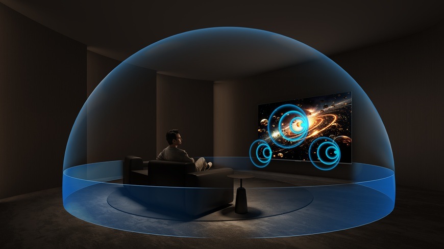Televize TCL 65P8L Televize TCL 65P8L s ONKYO 2.1 Hi-Fi audio systémem, která nabízí pohlcující prostorový zvuk a výrazné basy pro filmový i herní zážitek.