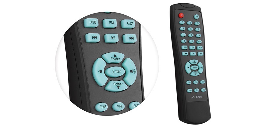 Reproduktory Fenda F&D A140X 2.1, bluetooth, rádio, USB, dálkové ovládání černé