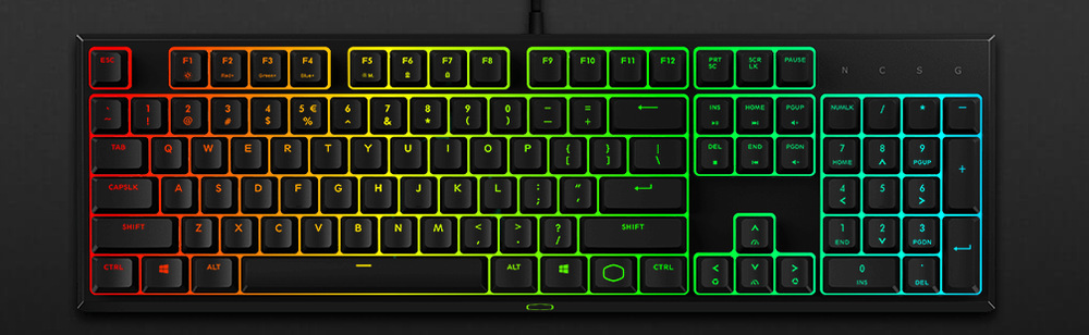 Klávesnice s myší Cooler Master MS110, CZ layout černá