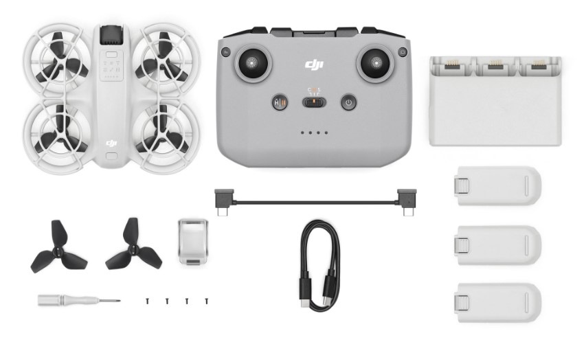 Dron DJI Neo Fly More Combo šedý