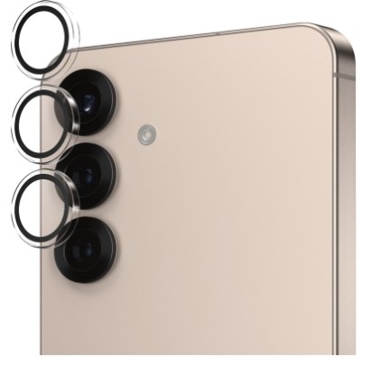 Ochranné sklo čočky fotoaparátu PanzerGlass HoOps na Samsung Galaxy S25 průhledné