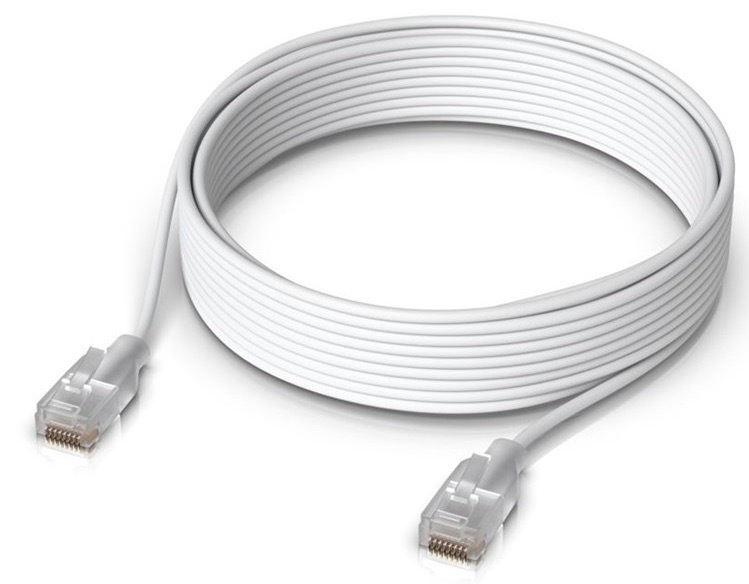 Kabel Ubiquiti UniFi Patch 8m, Cat.6, 2.5Gbps bílý